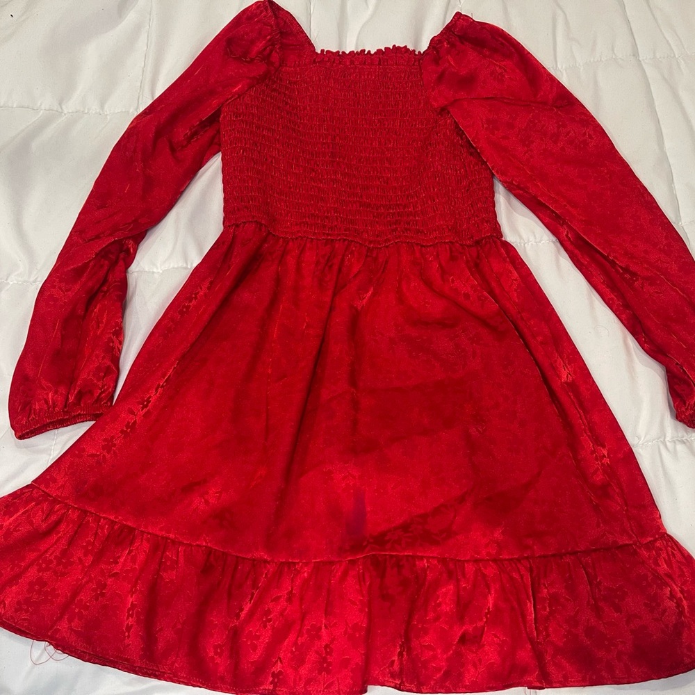 Art Class Elegant Red Kids Formal Dress